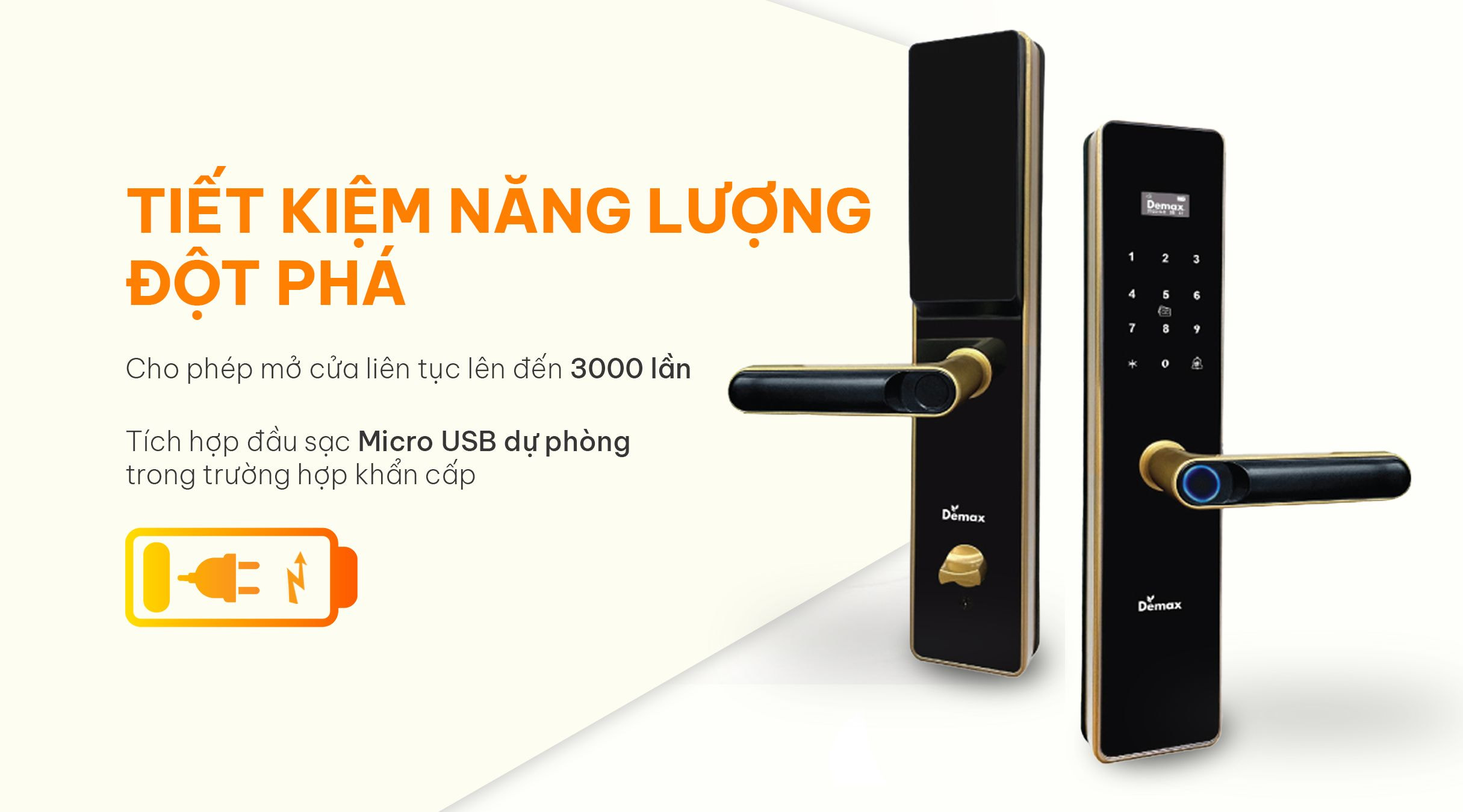 Nguồn điện khóa Demax EL-C622 CG